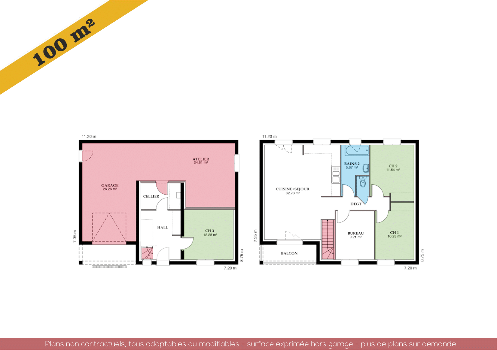Plan de la maison Lusière