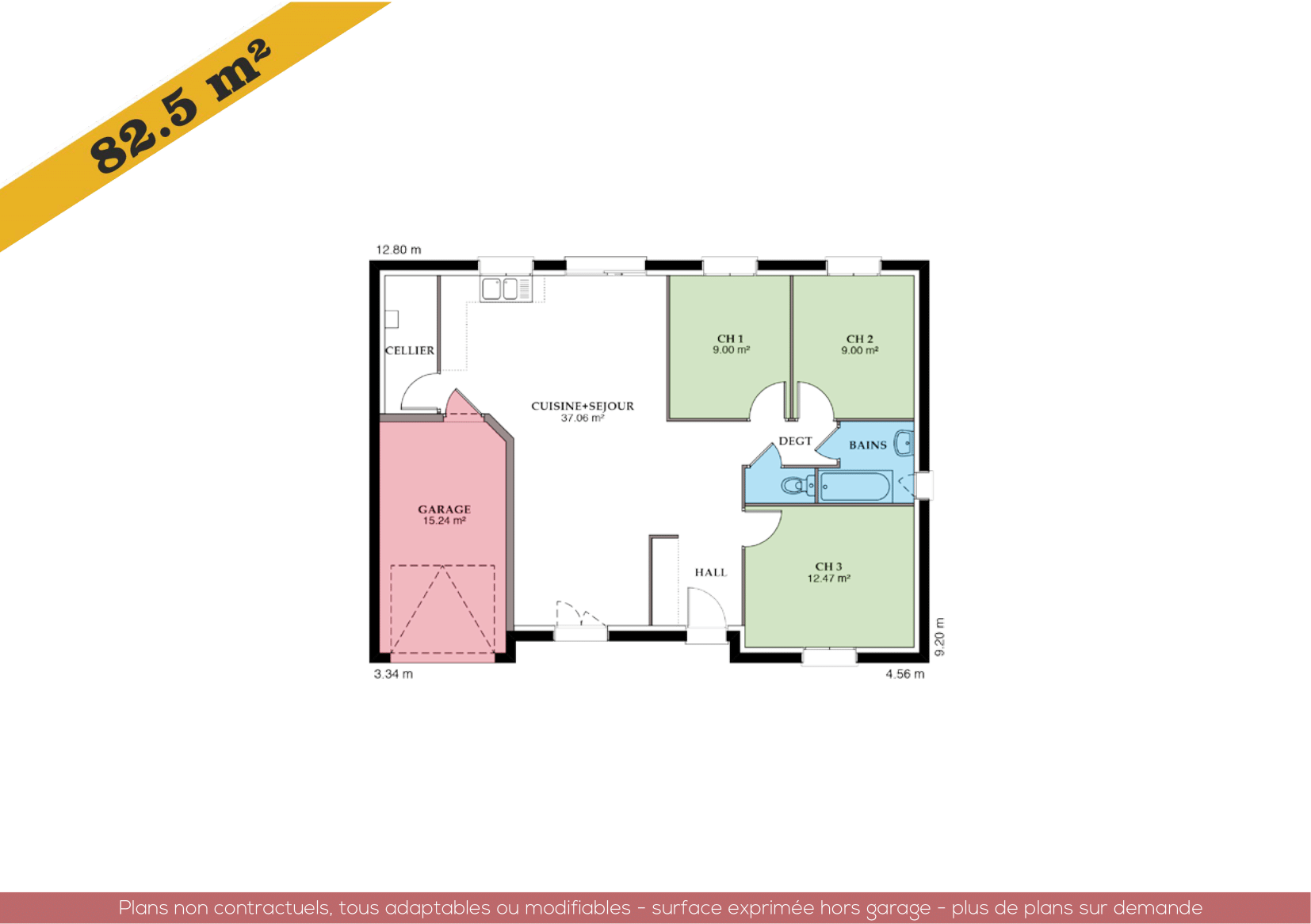 Plan de la maison Prunière