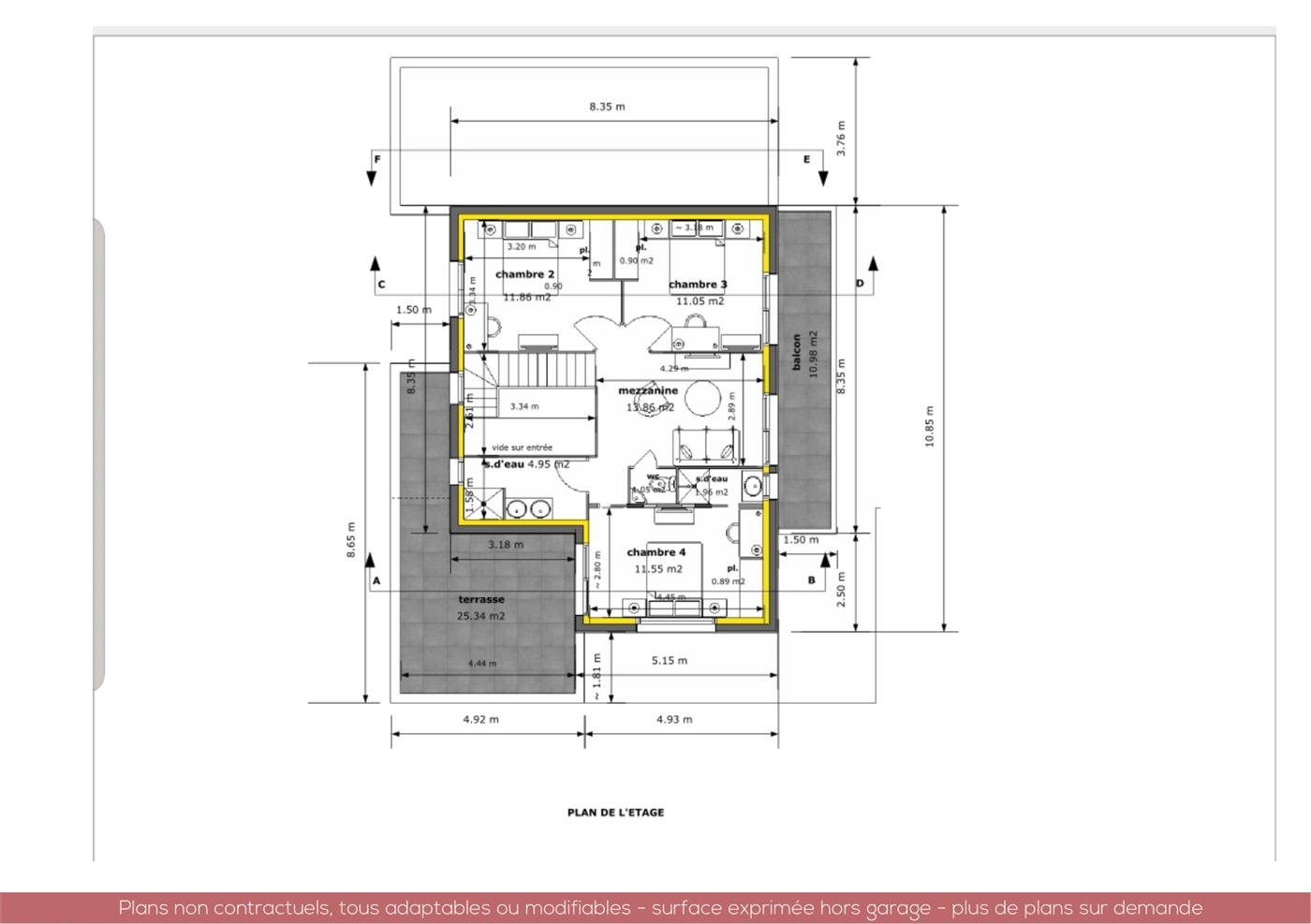 Plans et vues de la maison Berber — planche 2 sur 3