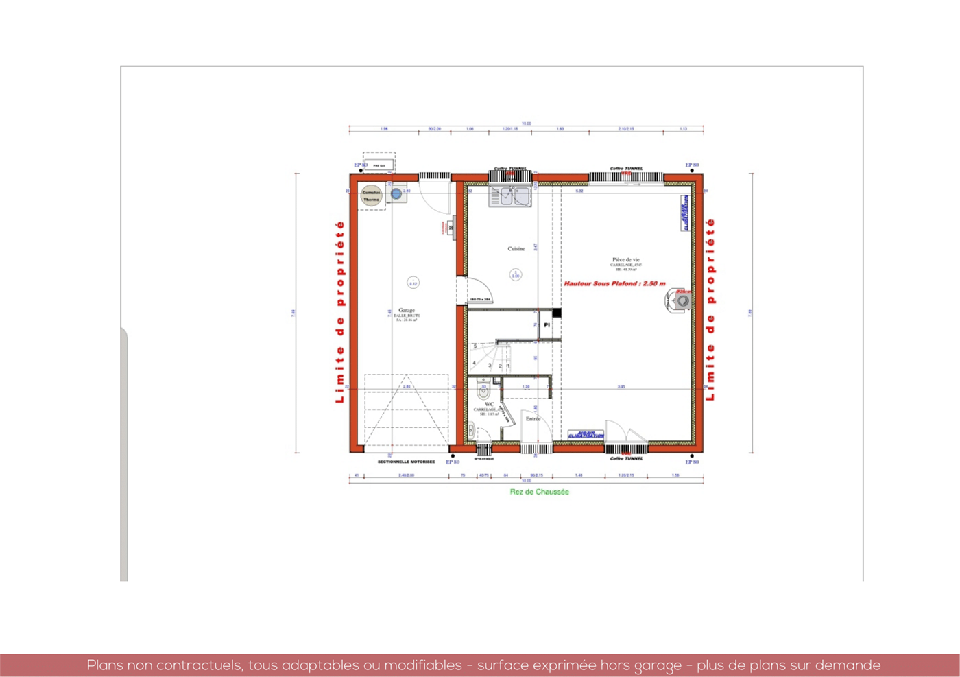Plans et vues de la maison Félin — planche 1 sur 4