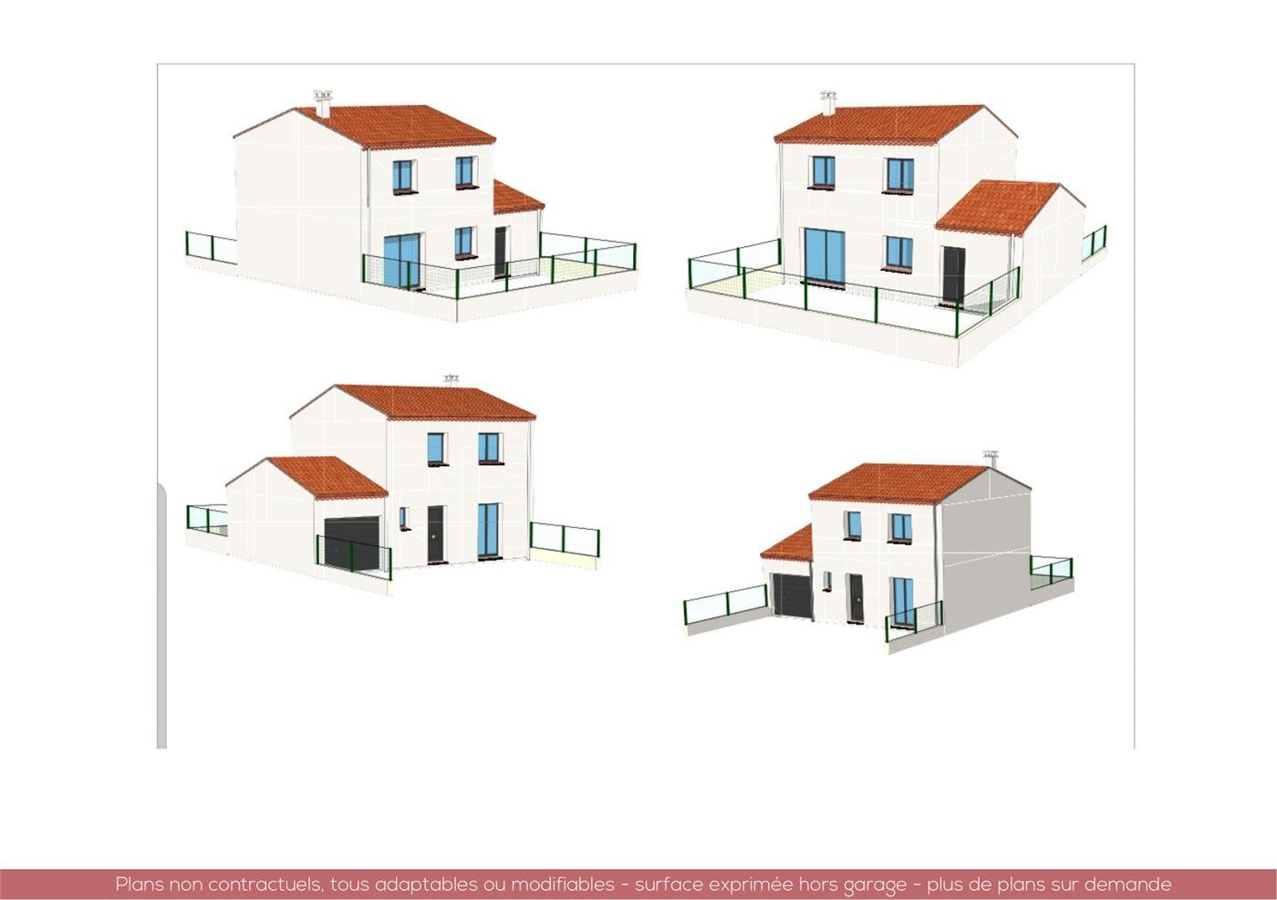 Plans et vues de la maison Félin — planche 4 sur 4