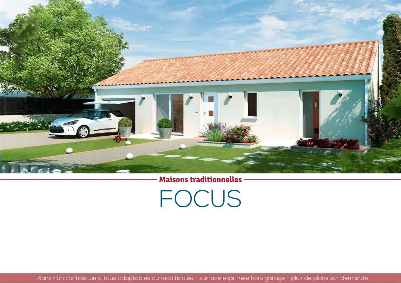 Plans et vues de la maison Focus 80 — planche 1 sur 4