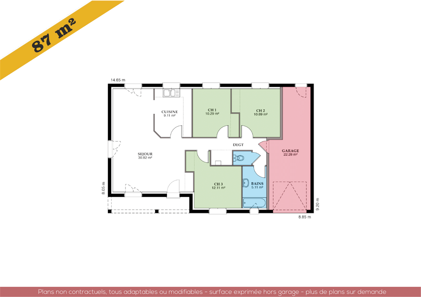 Plans et vues de la maison Ménilière — planche 5 sur 5