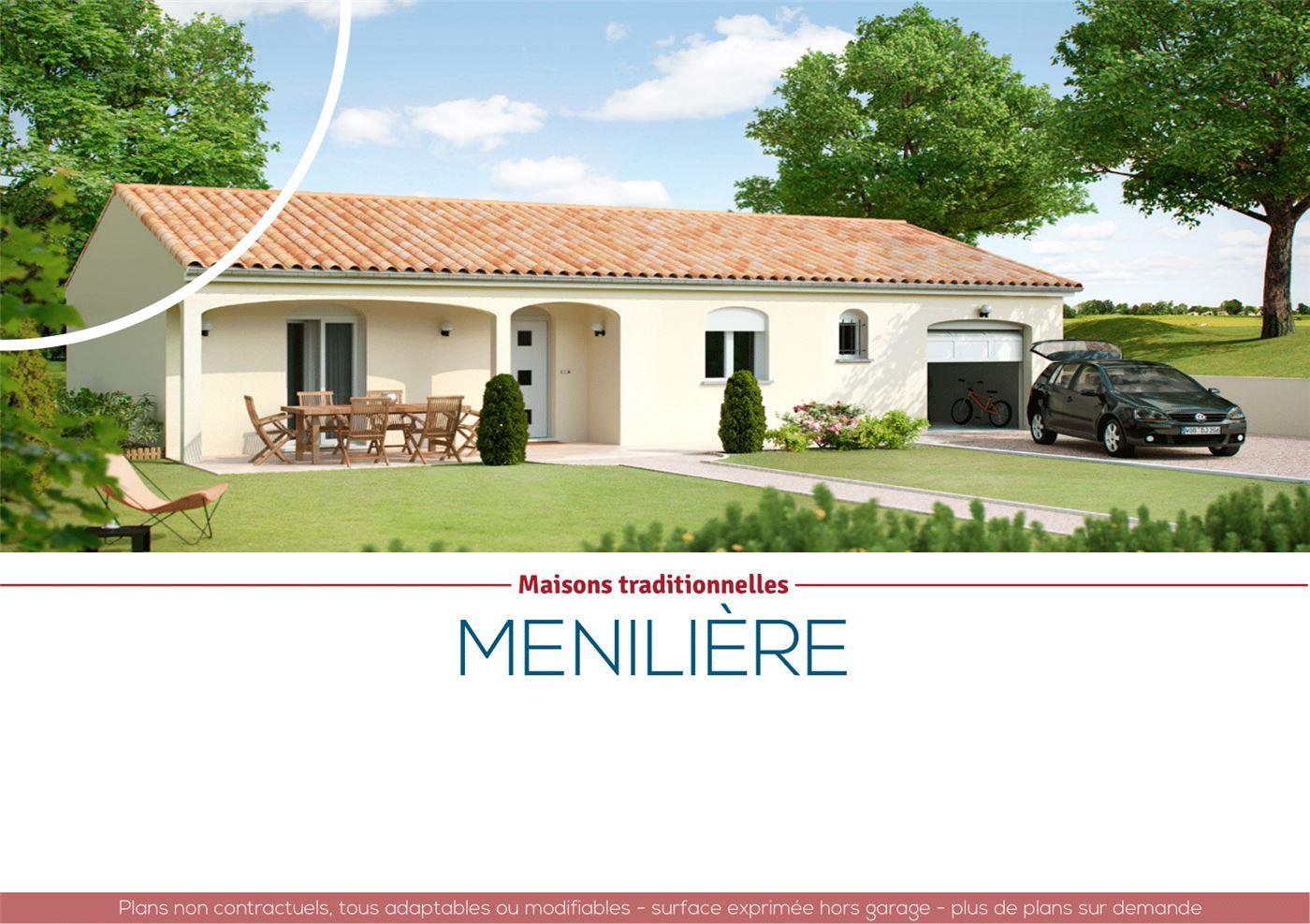 Plans et vues de la maison Ménilière Sud — planche 1 sur 7