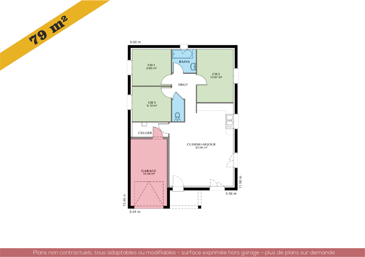 Plans et vues de la maison Mézière — planche 2 sur 6