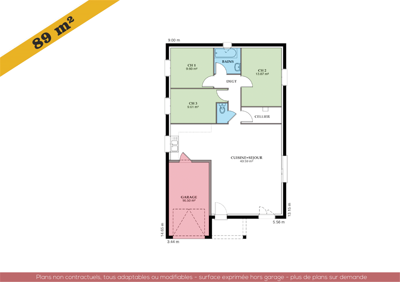 Plans et vues de la maison Mézière — planche 4 sur 6