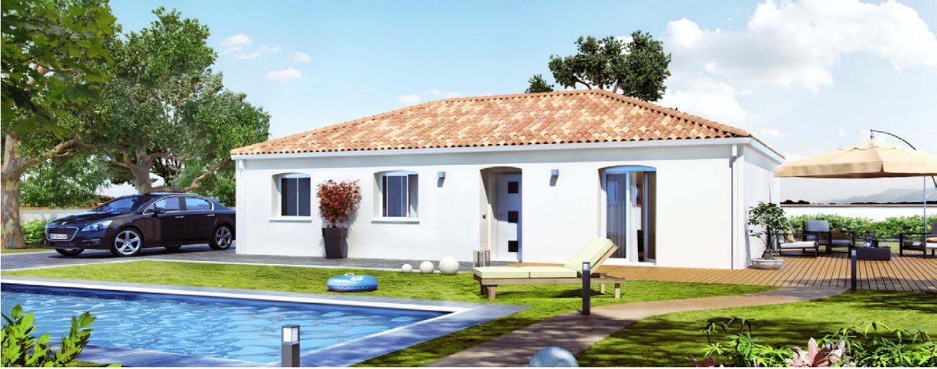 Maison traditionnelle de plain-pied Aubetière Sud