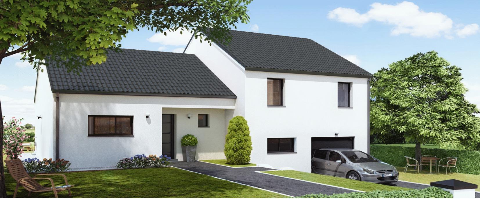 Maison à demi-niveaux Neuvillière pour terrain en pente
