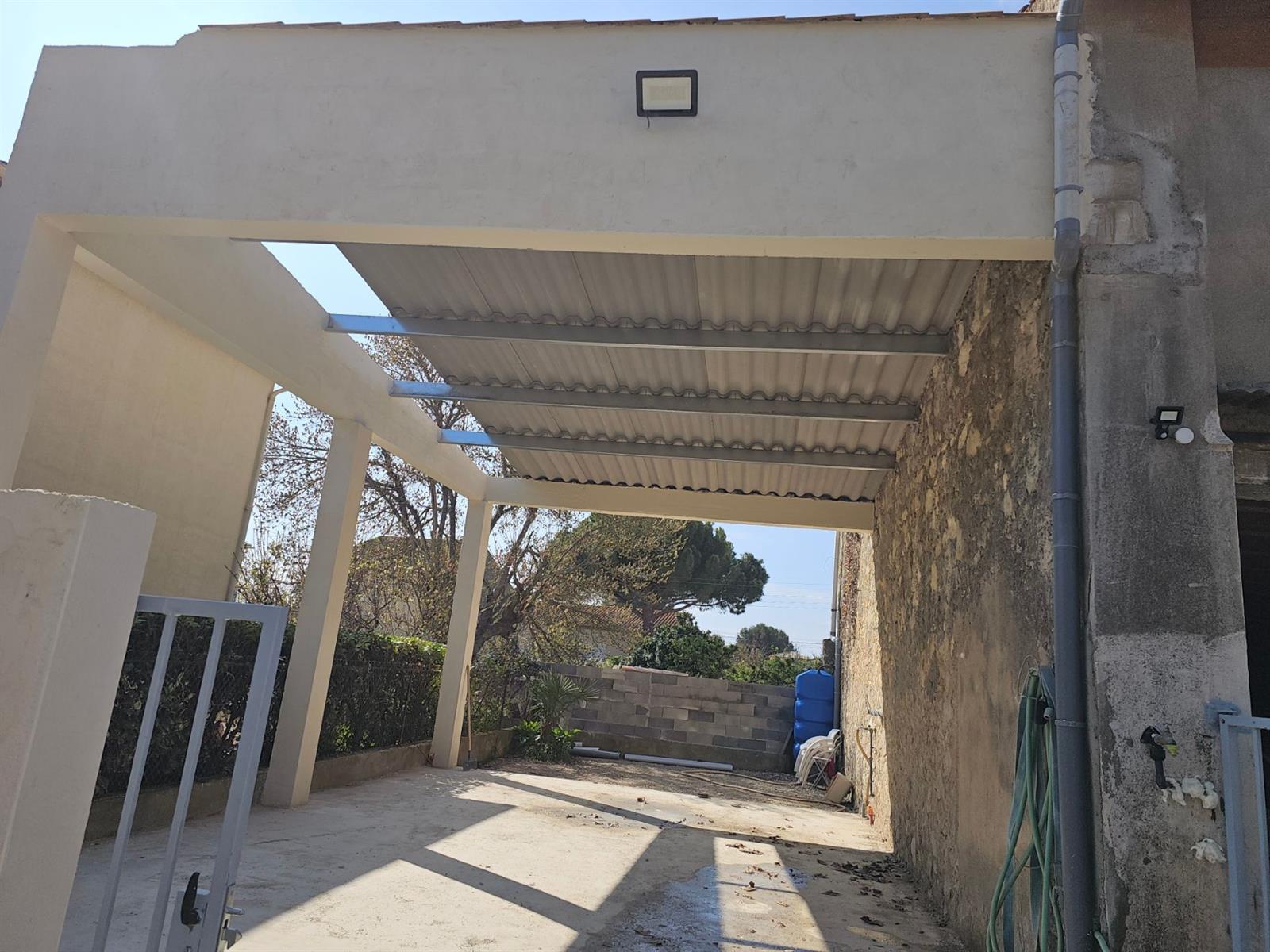 Chantier MCI Construction — Carport maçonné — Coursan